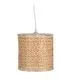 Lámpara Techo Natural Marrón Bambú 32X32X29 - Juego de tres lámparas de techo redondas de bambú natural marrón claro.Medidas: 32x32x29 cm.Color: natural-marrón.Uso: decoración.Material: bambú.Modelo: techo.Pieza: lámpara.Set: s/3. - 69,00 €