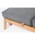 Sofá Cama 2 Plazas Denia Gris 151x96x79 - Sofá cama de 2 plazas color gris, fabricado en metal con patas de metal barnizado negras, efecto madera.✓ Relleno: doble capa de espuma. ✓ Densidad 19 kg/m3 y 40 kg/m3. ✓ Tapizado de tejido 100% poliéster. ✓ Este producto requiere montaje. ✓ Medidas sofá: 151a - 96b - 79h - 36h1. ✓ Medidas cama: 151a - 198b - 36h. ✓ peso: 38,5 kg.Referencia: 13567 - 523,41 €