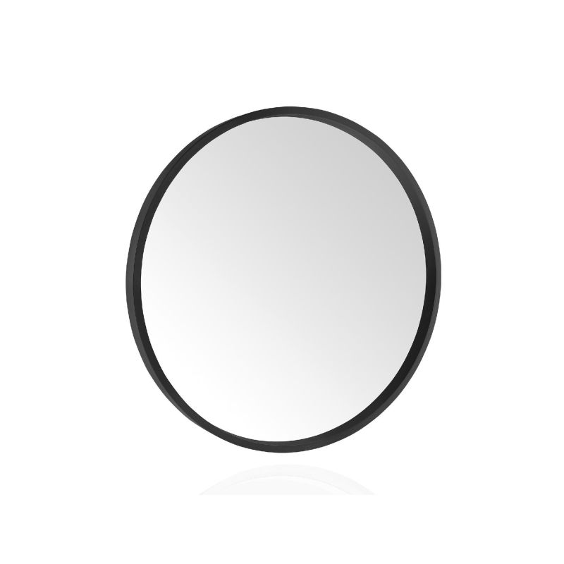 Espejo Pared Negro Redondo 59x3,5x59 - Este espejo de pared redondo es perfecto para colocar en la entrada de casa, como espejo de recibidor.Medidas: Ø59X3,5 Cm  - 65,00 €